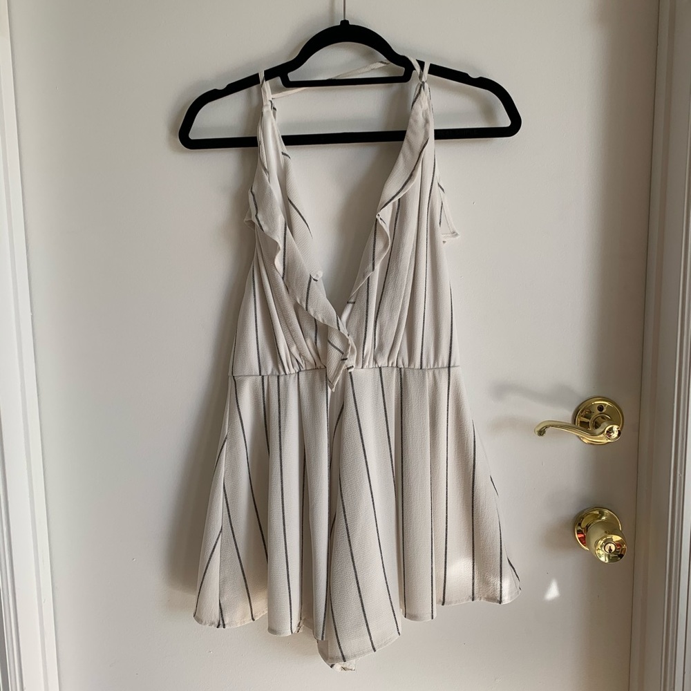 LF Striped Playsuit